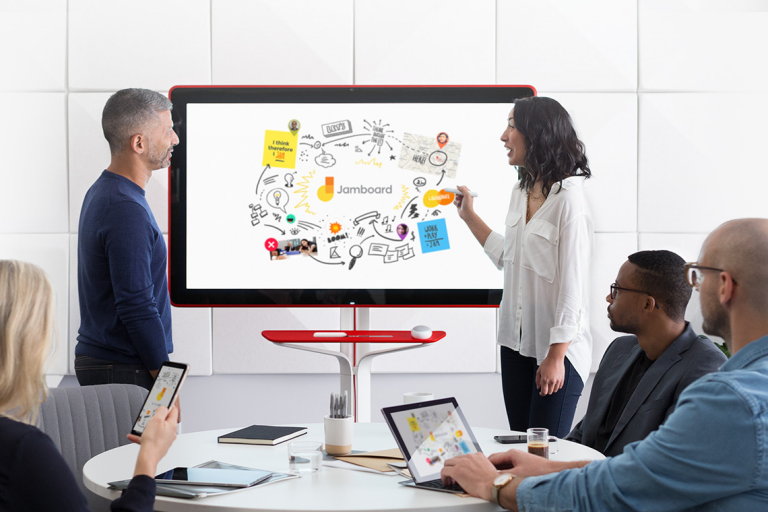 Google Jamboard für Ihr Konferenzraum (Bildmaterial: ©Google)