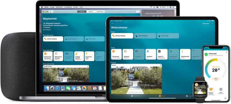 Apple Home zur Steuerung Ihres Smarthomes (Bildmaterial: ©Apple)